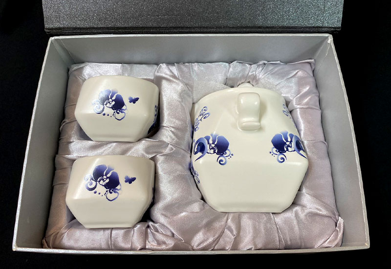 青龍天燈茶具組一壺二杯